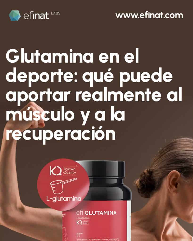 Glutamina en el deporte: qué puede aportar realmente al músculo y a la recuperación